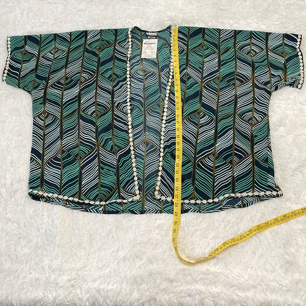 NWT Manuhealii Butterfly Kimono Lei
Hulu Dark Blue OS - Picture 3 of 6